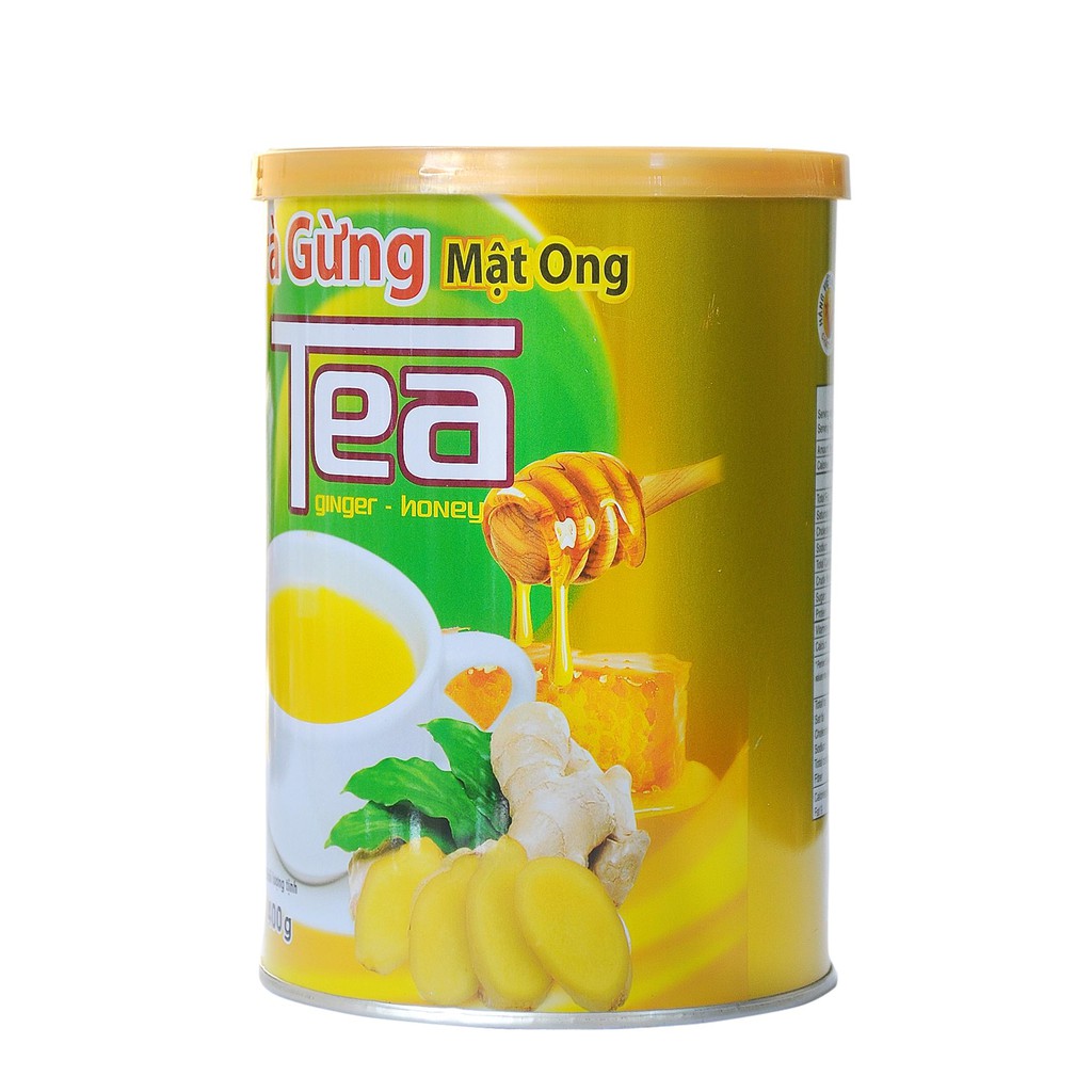 Trà gừng mật ong hòa tan Thanh Bình lon 400g