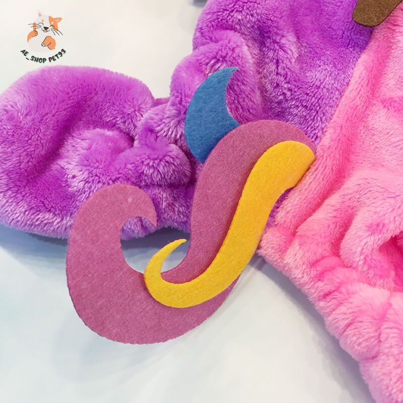 Quần áo chó mèo thú cưng: Áo Kỳ Lân Coslay cho chó mèo