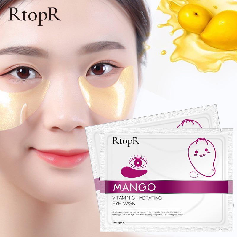 Bộ 2 Gói Mặt Nạ Mắt Rtopr Chiết Xuất Từ Xoài Và Vitamin C Cấp Ẩm Chống Nếp Nhăn Và Quầng Thâm