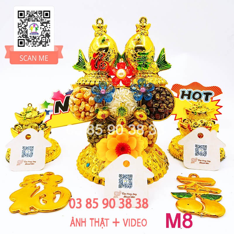 [Đồng Giá 89k] Tháp Tỏi Thần Tài - Bông Tỏi Ông Địa Đậu Ngũ Sắc Nhiều Mẫu VỢ CHỒNG TÔI | BigBuy360 - bigbuy360.vn