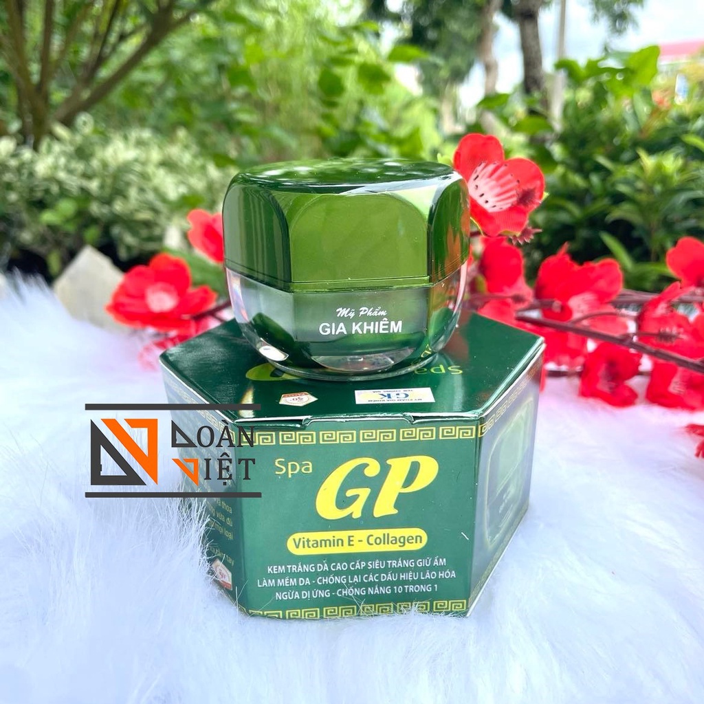 Kem FACE GP - Sạm, Nám tàn nhang, ngừa Đỏ da, ngăn lão hoá, Tái tạo da, Giữ ẩm chống đỏ da, chống nắng. Hiệu quả nhanh