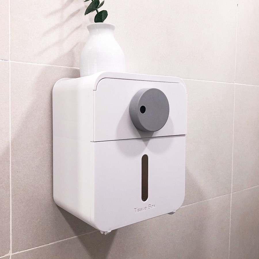 Hộp Đựng Khăn Giấy Treo Tường cho Nhà Bếp / Toilet chống nước cao cấp sang trọng-Tissue box