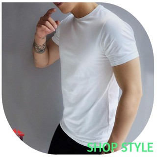 [FREESHIP 150K] ÁO THUN NAM TRẮNG ÁO PHÔNG NAM COTTON CHẤT ĐẸP (RUST) Siêu Sale