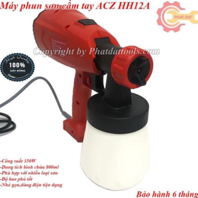 Máy phun sơn cầm tay ACZ HH12A-Hàng chính hãng-Bảo hành 6 tháng