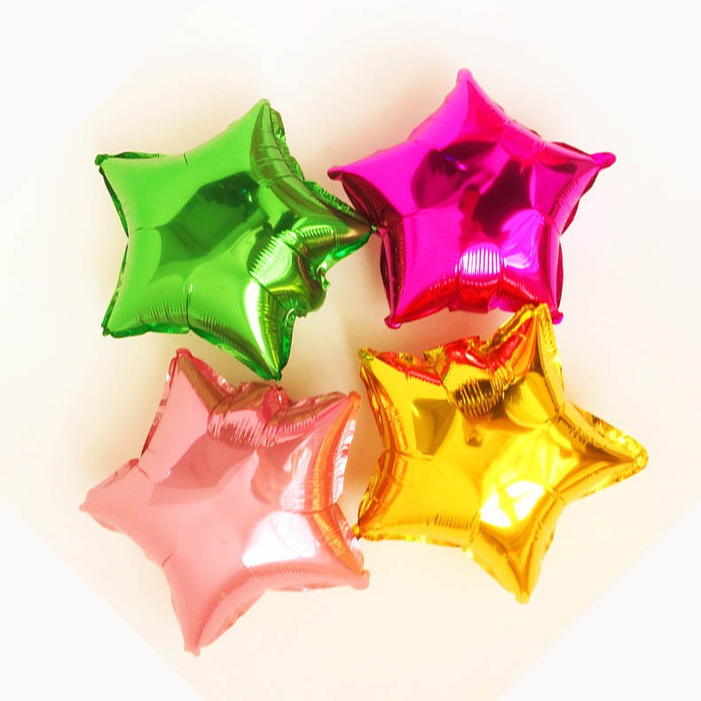 Bóng bay ngôi sao 5inchs trang trí sinh nhật, đám cưới