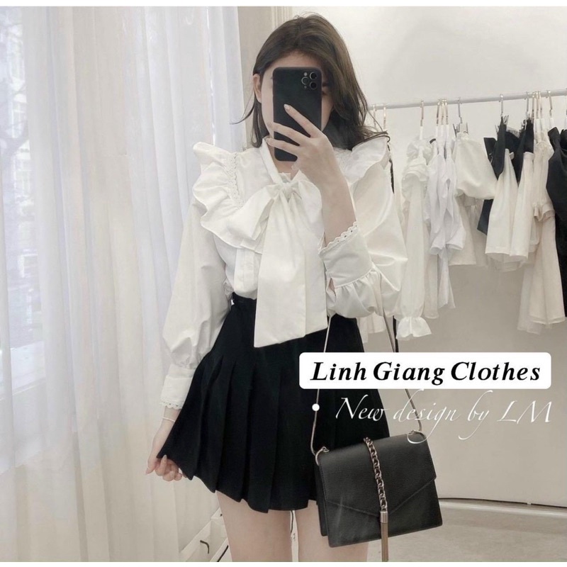 ÁO SƠ MI NƠ TRẮNG LỊCH SỰ CHẤT ĐẸP MS17891