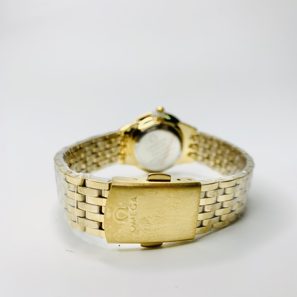 Đồng hồ nam, nữ OMG viền mạ vàng , chống nước , thép không gỉ (bền màu luôn sáng đẹp , sang trọng)