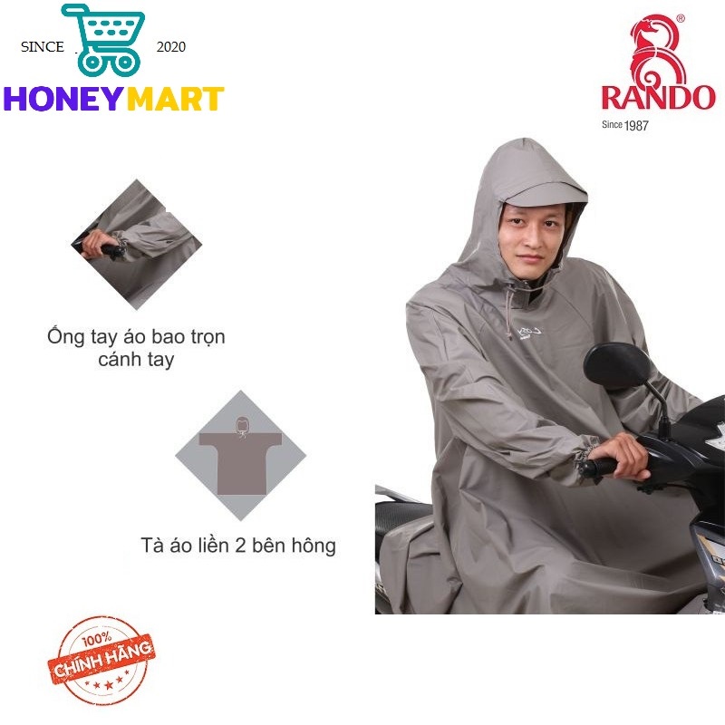 Áo Mưa Rando Poncho Cosy APPS-16 “không ướt ống quần” Honeymart
