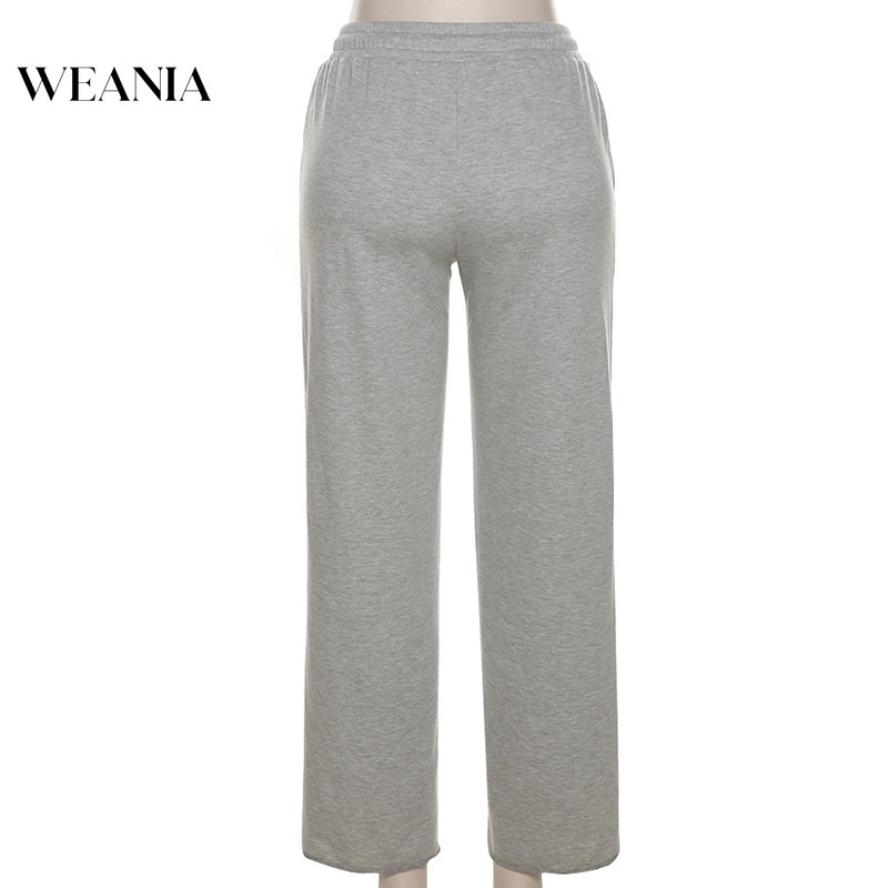 Quần Thể Thao Lưng Cao Dáng Rộng Cột Dây Trẻ Trung Năng Động Dành Cho Nữ