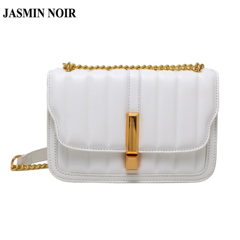 Túi Đeo Chéo JASMIN NOIR Nhỏ Da PU Thêu Hình Nắp Chụp Sang Trọng Thời Trang 2021 Cho Nữ