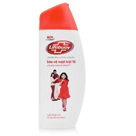 Sữa tắm Lifebuoy Bảo vệ vượt trội 10 250g