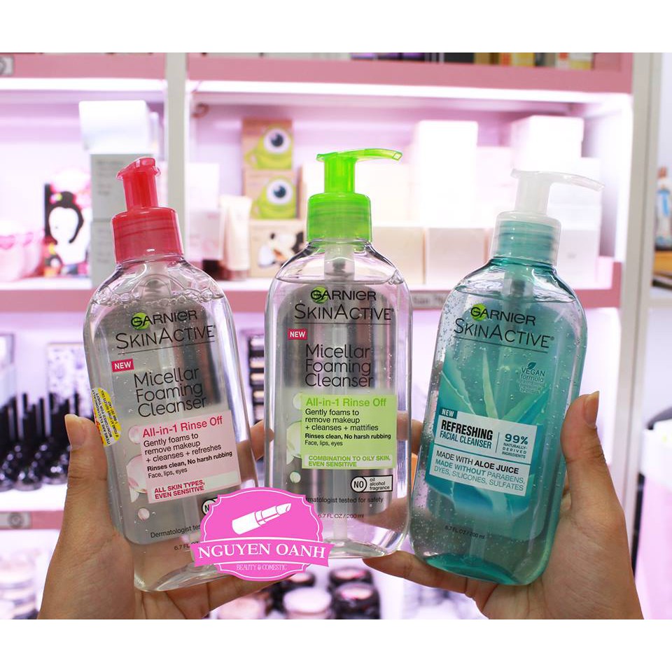 Sữa rửa mặt tẩy trang GARNIER