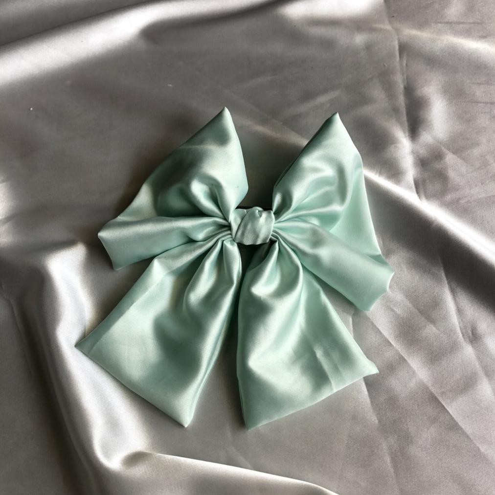 Dây buộc tóc cặp tóc hình nơ xinh xắn cho nữ Bản To Scrunchies Phong Cách Tiểu Thư Hàn Quốc