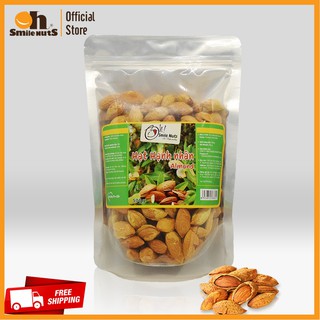 Hạnh Nhân Mỹ rang bơ Smile Nuts túi 500g