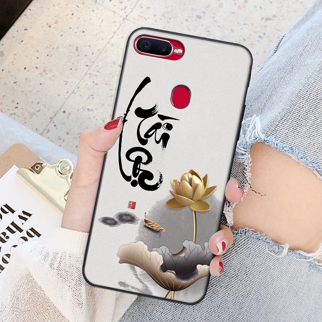Ốp lưng Oppo A5S / A7/F9 / A12 / A11K in hình chữ tài chữ lộc, Cha Mẹ, bình an SIÊU ĐẸP