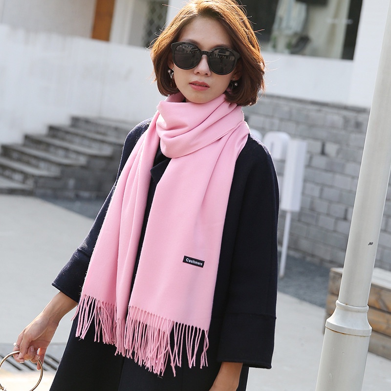 Khăn quàng cổ Nữ chất liệu len dạ CASHMERE-CMHR Hàn Quốc , Khăn lụa ThyThy, quàng cổ cao cấp,