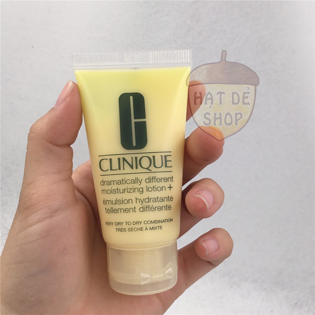 Clinique Kem Dưỡng Ẩm Tươi Trẻ Cho Da Khô Dramatically Different Moisturizing Lotion+ 30ml (mini)-Hàng Chính Hãng