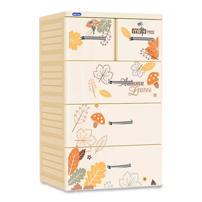 Tủ Nhựa Duy Tân Mina (4 tầng - 5 ngăn) - 0225/4 (Nhiều màu)