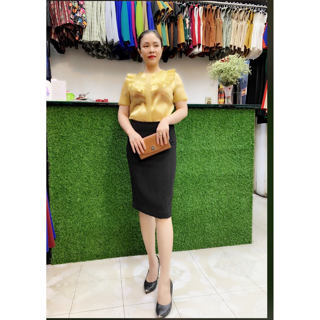 Áo sơ mi nữ trẻ trung chất liệu tơ tằm cao cấp - Hàng thiết kế chính hãng Thời Trang PP | BigBuy360 - bigbuy360.vn