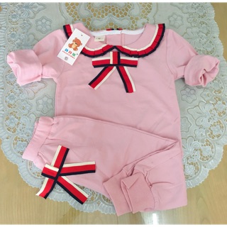 1,8 set quần áo cổ nơ