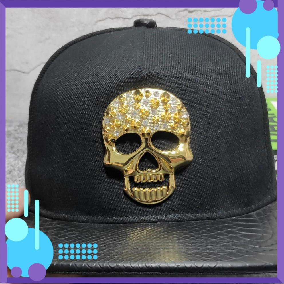 HOT  Mũ nón snapback phụ kiện thời trang mặt nạ đính đá 2021 [ GIẢM GIÁ 5%]