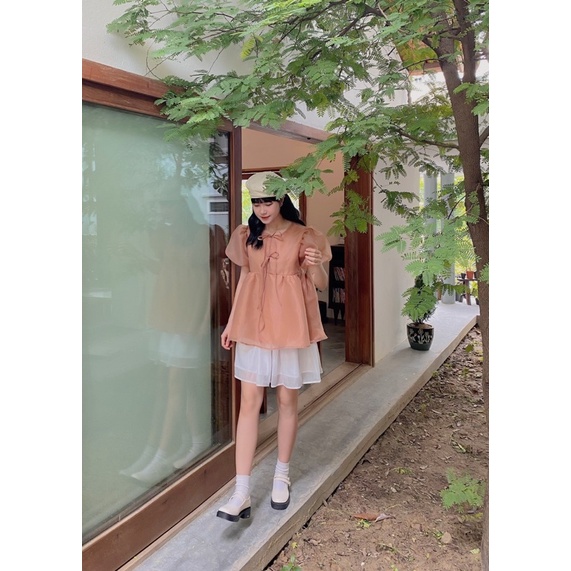 set sugar Trắng / cam đất MOD005