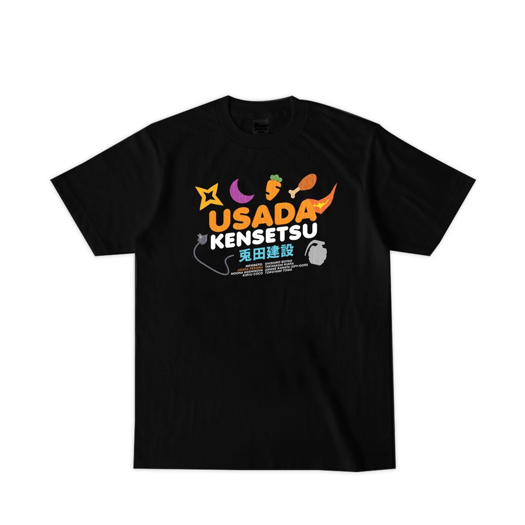 🔥 HOT🔥 Áo thun in hình Hololive Shirt Usada Kensetsu độc đẹp giá rẻ