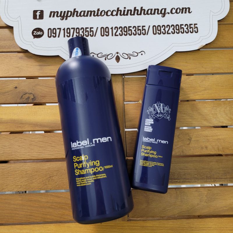 DẦU GỘI CHỐNG GÀU DÀNH CHO NAM LABEL.MEN SCALP PURIFYING 1000ml