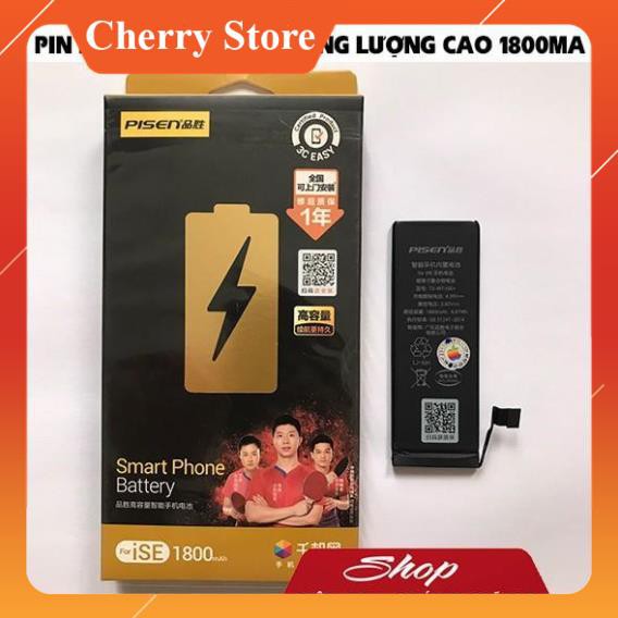 PIN táo 5 SE 2016 - DUNG LƯỢNG CAO 1800MA