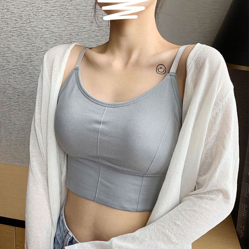 Áo Bra Tập Thể Thao Thun Chiết Gân Cao Cấp (656)