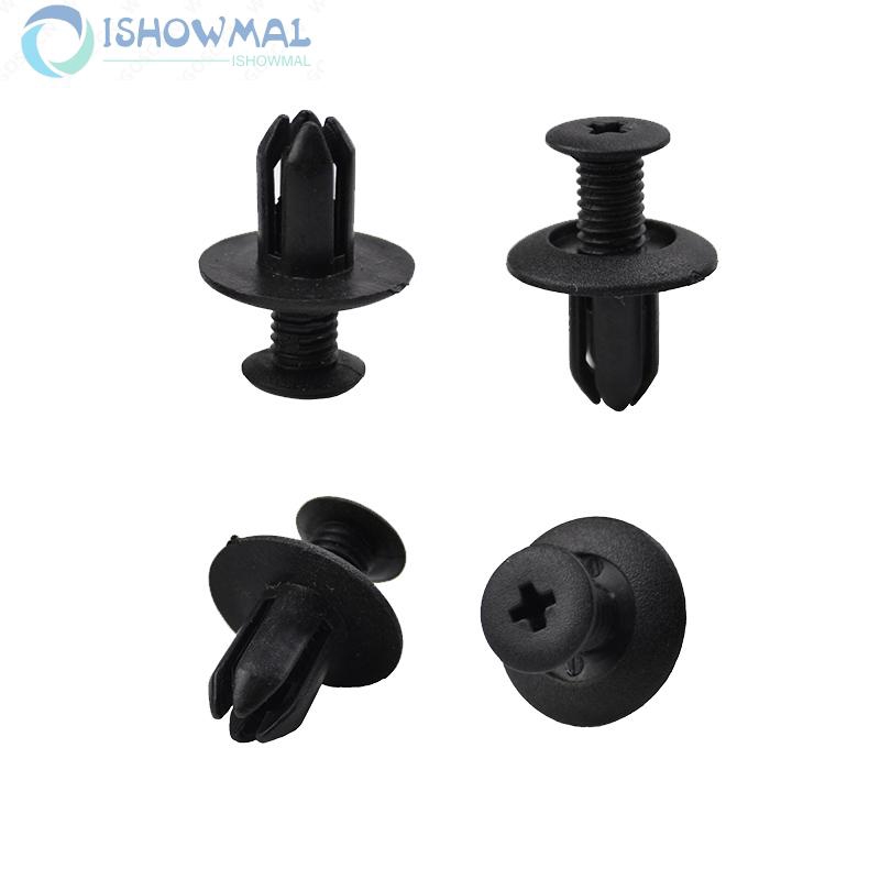 Set 100 đinh tán nhựa cỡ 8mm sửa chữa cho xe hơi tiện dụng