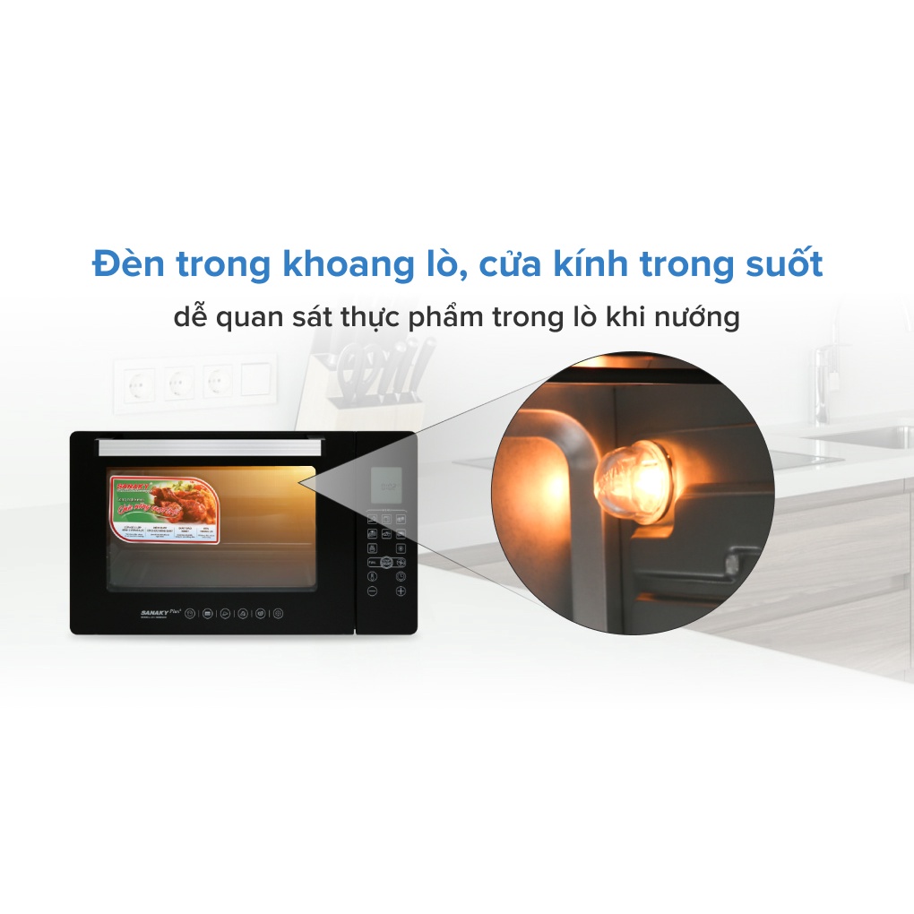 Lò nướng Sanaky 50 lít VH-5088N2D