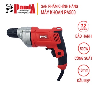 Máy khoan Panda PD-500, Công suất 500W, Khoan tường, gỗ, sắt, thép, bắt vít, Có đảo chiều