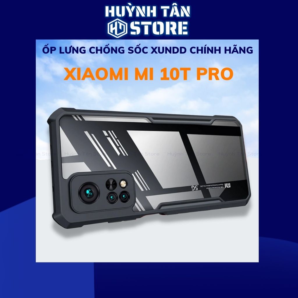 Ốp lưng Xiaomi Mi 10T Pro 5G trong suốt chống sốc chính hãng XUNDD