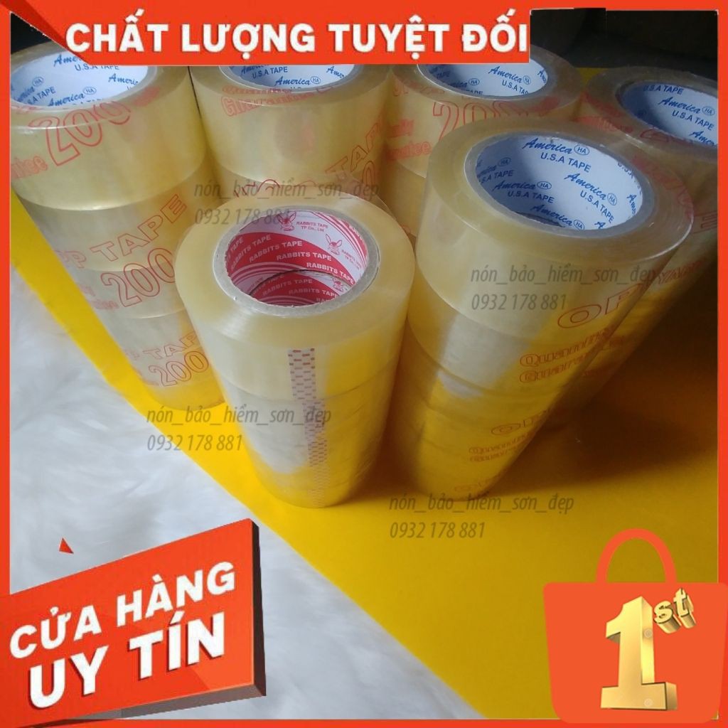 Băng Keo 200y Đóng Hàng Đục (Trong) Tiện Lợi Tiết Kiệm