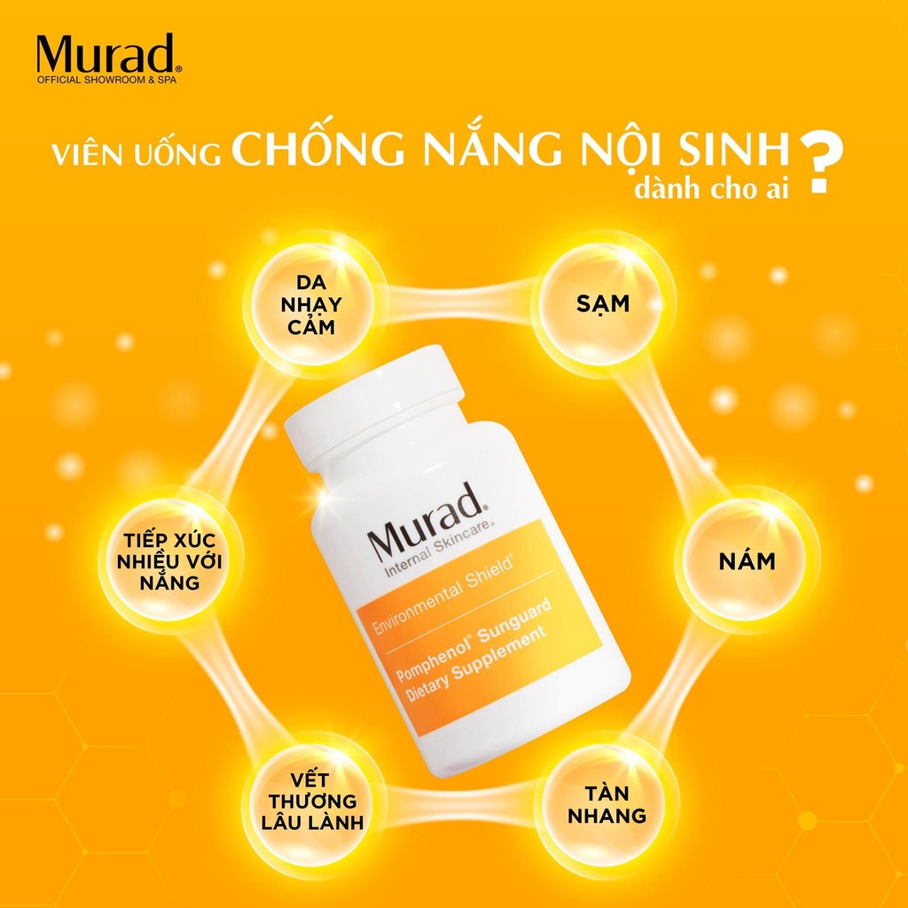 [DATE MỚI] VIÊN UỐNG CHỐNG NẮNG NỘI SINH MURAD - ES Pomphenol Sunguard Dietary Supplement