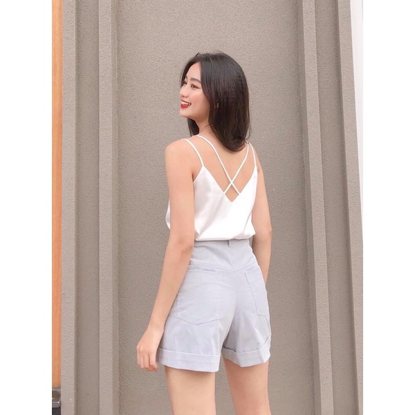 Áo 2 dây lụa y hình