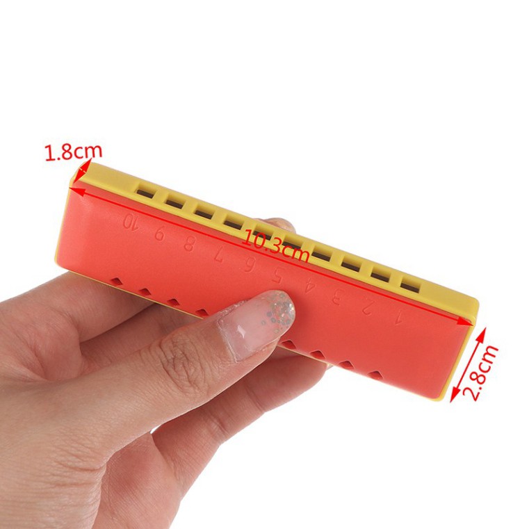 Kèn thổi Harmonica 10 lỗ cao cấp chuyên dụng cho bé