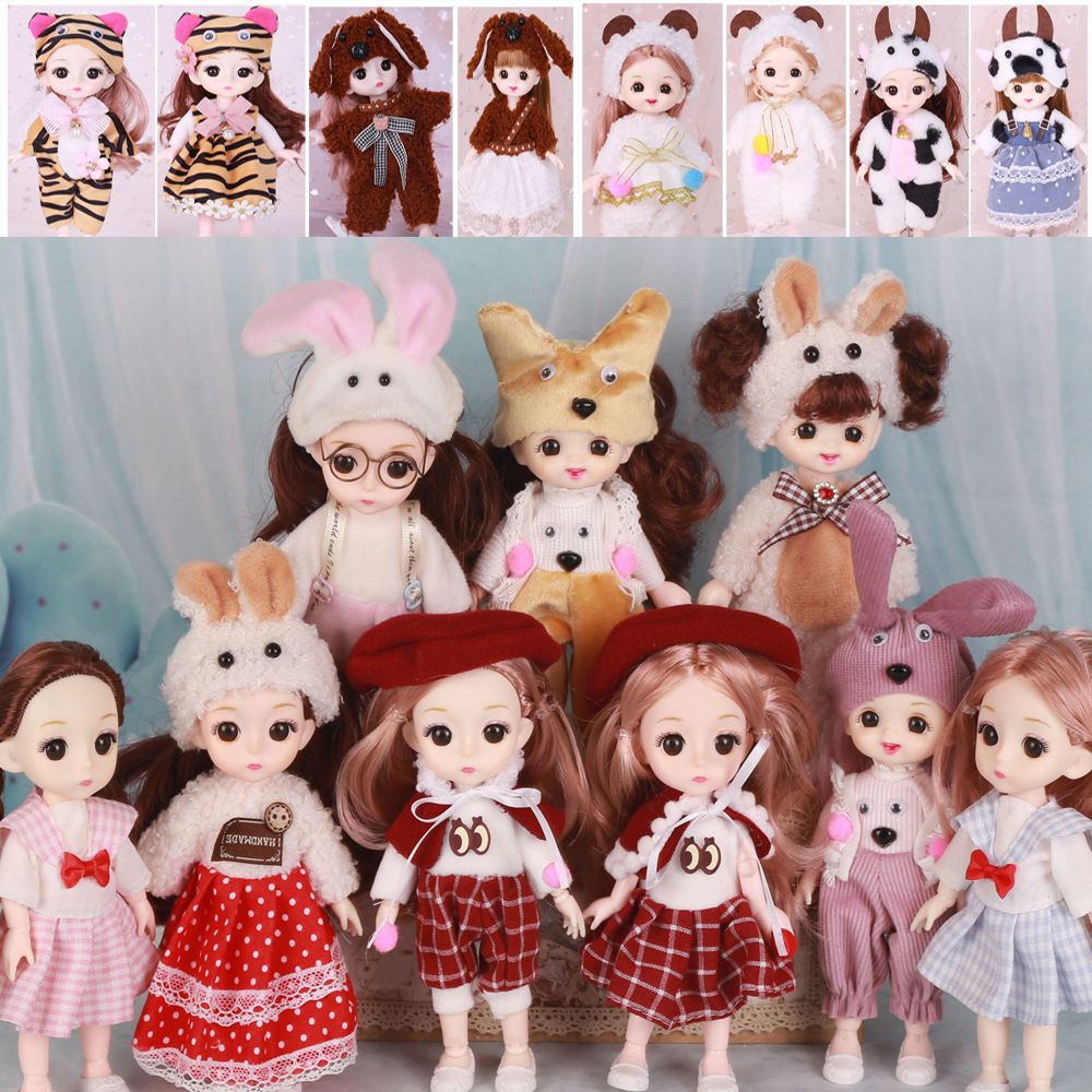 Trang phục tùy chọn thời trang dành cho búp bê Ob11 Gsc 16-17cm 1/ 12 Bjd Molly Body Obitsu 11 Ob11 24