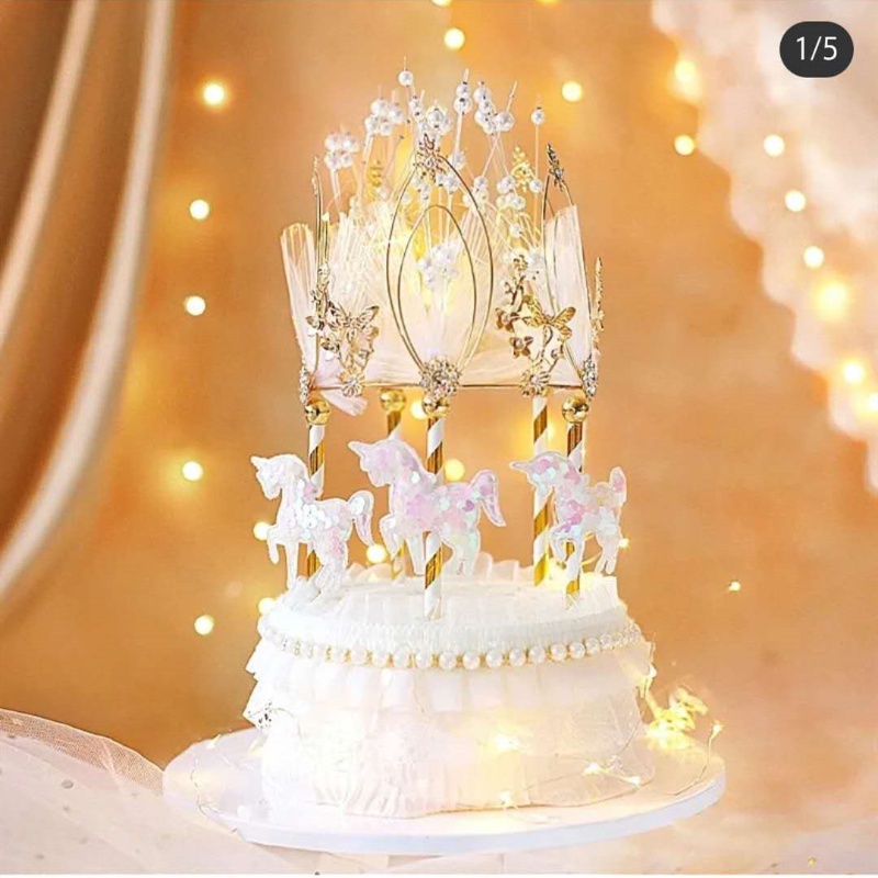 Vòng bắt giấc mơ trang trí bánh kem