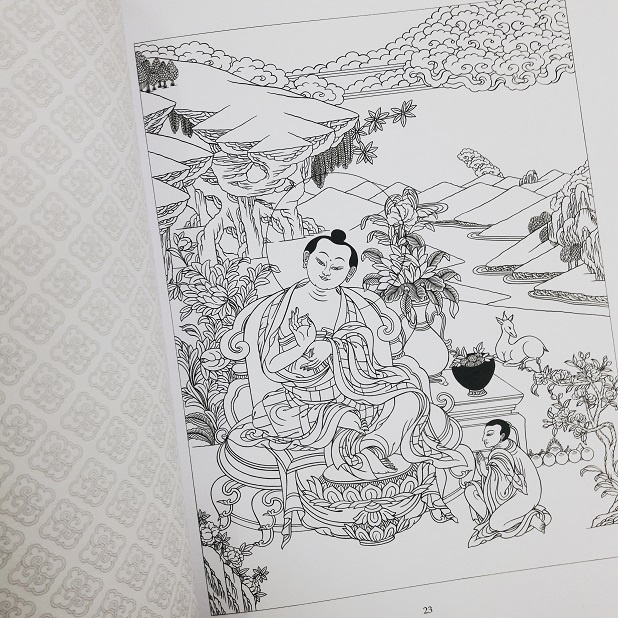 Sách - Sách tô màu Nghệ thuật Phật giáo 2