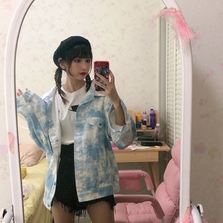 (a74) áo denim ulzzang size s m l(kèm ảnh khách)