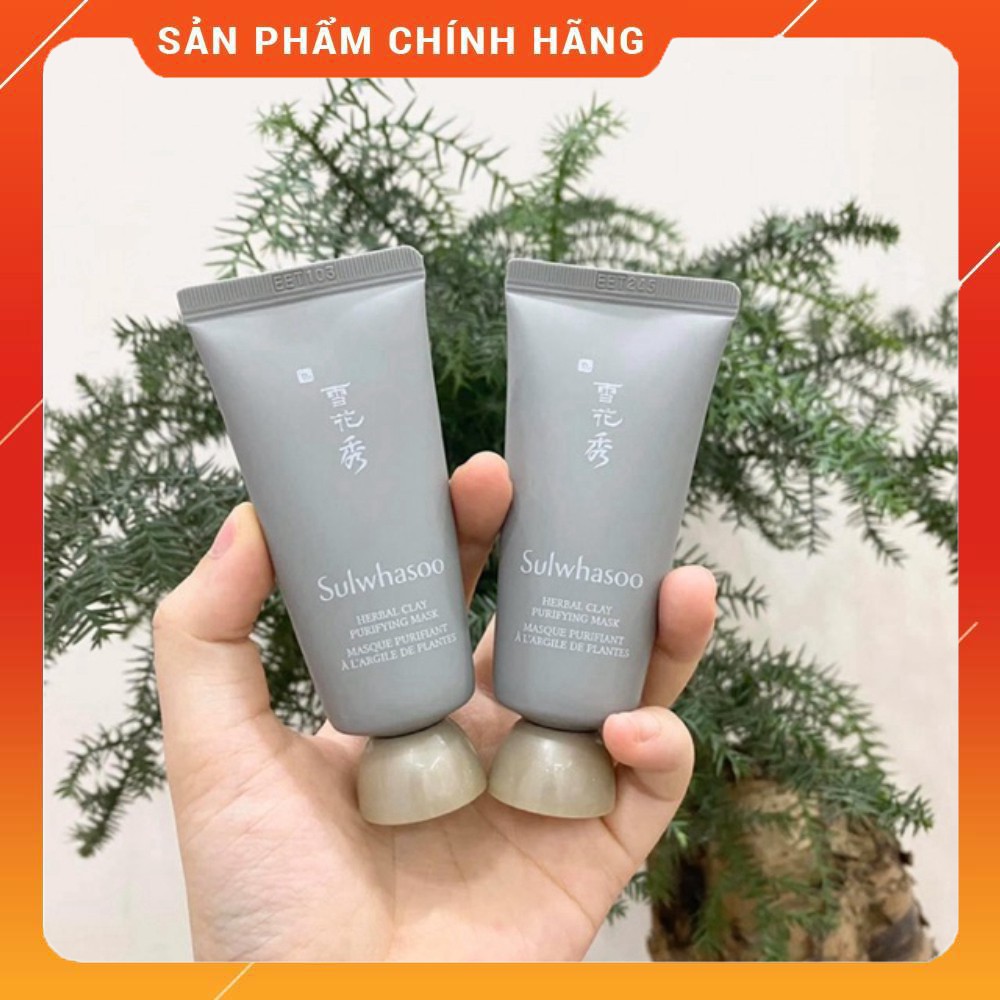 [HOT] Mặt nạ đất sét làm trắng da, se khít lỗ chân lông, giảm dầu mụn Sulwhasoo Herbal Clay Purifying Mask 35ml