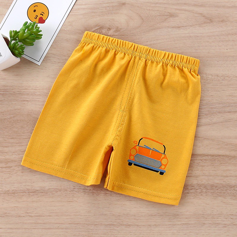 70-130CM Quần Short Cotton Ống Rộng In Họa Tiết Phong Cách Hàn Quốc Thời Trang Mùa Hè Cho Bé