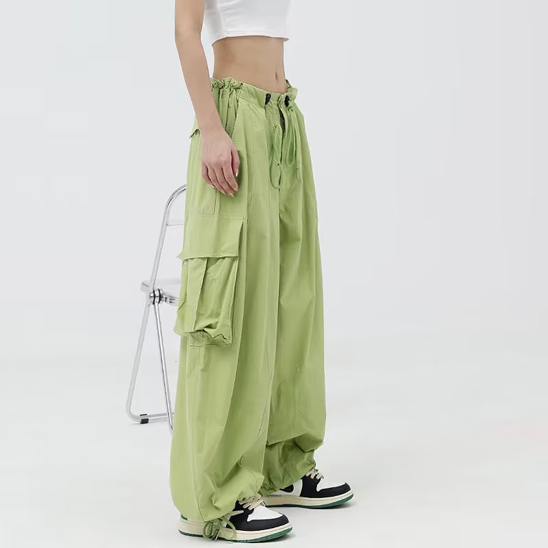 Quần Dài Nam Ống Rộng Phong Cách Retro Nhật Bản Thời Trang Cho Nữ Phong Cách Đường Phố Quần Yếm Jean Lưng Cao Ống Rộng Phong Cách