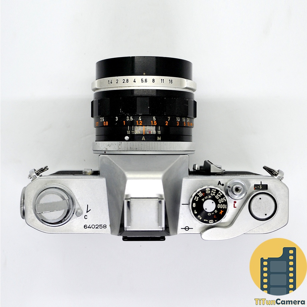 MÁY FILM CANON FT + LENS CANON FL 50mm F1.4