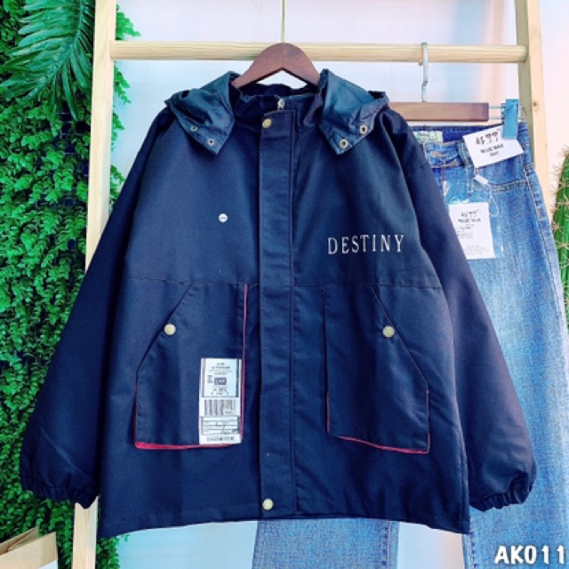 🌵 𝐓𝐡𝐞𝐔𝐥𝐳𝐳𝐚𝐧𝐠 🌵 011 Áo Khoác Kaki Thêu Chữ Cặp,Lẻ Siêu Hot - Bomber Jacket - Hàn Quốc - Unisex - Ulzzang | BigBuy360 - bigbuy360.vn