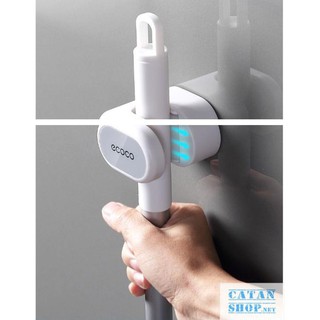 Móc treo chổi dán tường ,treo cây lau nhà Ecoco ,treo dù dính chắc chắn,chịu lực,không khoan tường Ecoco