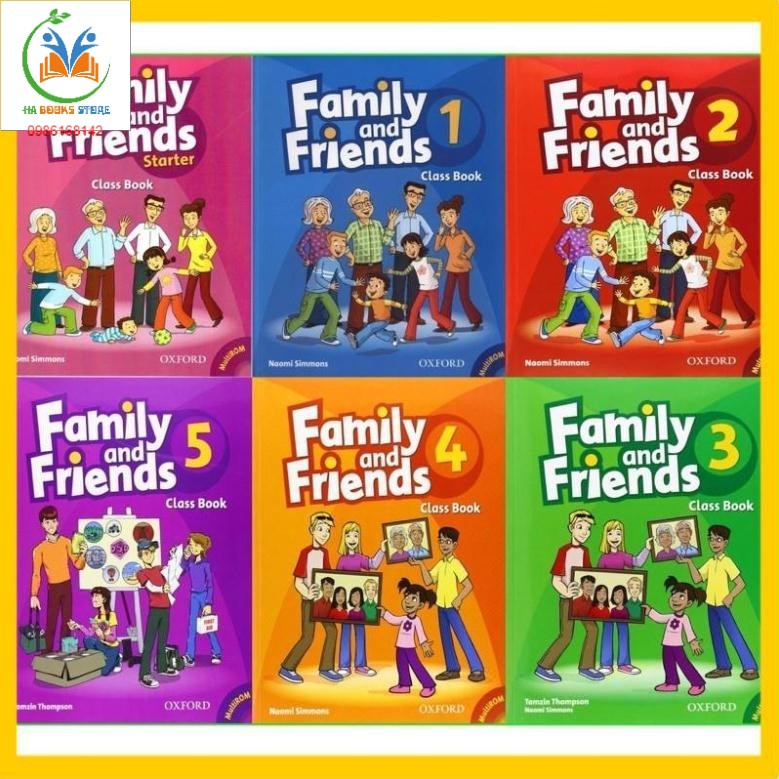 Family and Friends 1st - Full level từ starter đến 5 (gồm CB và WB)
