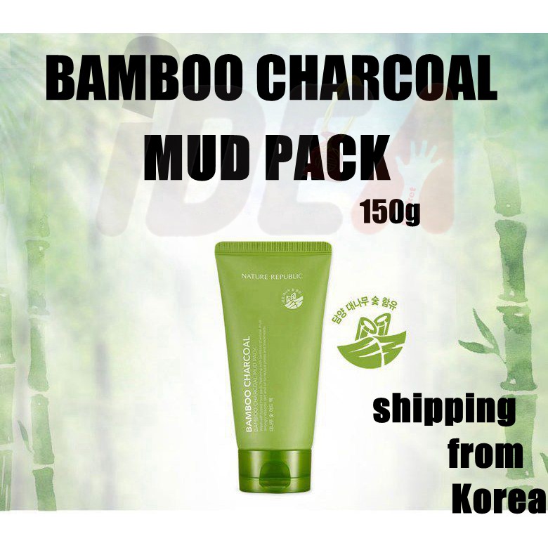 Mặt Nạ Se Lỗ Chân Lông Nature Republic Bamboo Charcoal Mud Pack